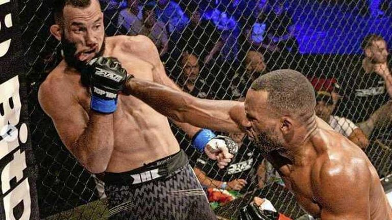 Winst voor Noach Blyden in zijn MMA duel